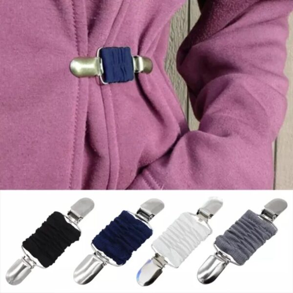 Elastic Dress Cinch Clips for Women and Kids, Collar and Shirt Back Cinch Clips Waist Tightener Set - Image 2