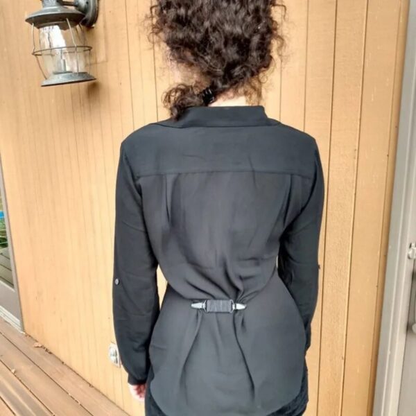 Elastic Dress Cinch Clips for Women and Kids, Collar and Shirt Back Cinch Clips Waist Tightener Set - Image 4