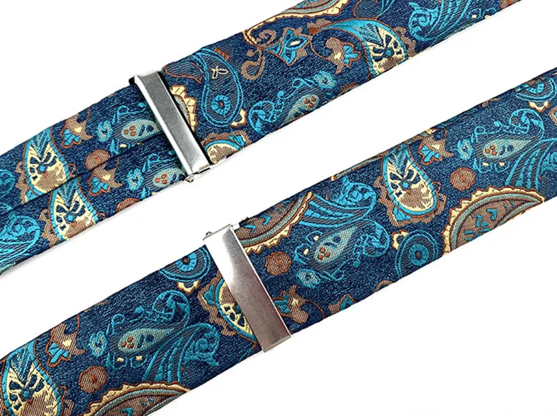 Straps For Pants - Men's Fashion Accessories Suspenders, 3.5cm Wide, Y-Back, 6 Clips, Wedding Party Event Gifts for Dad Father Husband