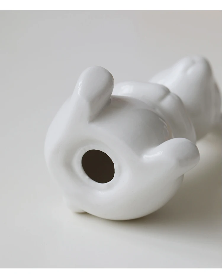 Charming Rabbit Figurines Adorable Ceramic Sculptures for Easter, Nordic Home Decor, and Garden Ornaments
