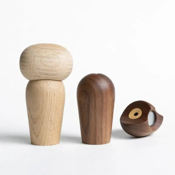 Modern Miniature Figurine Exquisite 1PC Wood Owl Sculpture - A Creative Home Decoration Accessory and Thoughtful Gift - Image 5