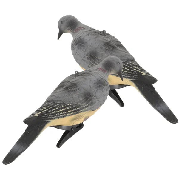 Pair of Outdoor Bird Sculptures Elegant Avian Figurines for Garden Decoration - Image 2
