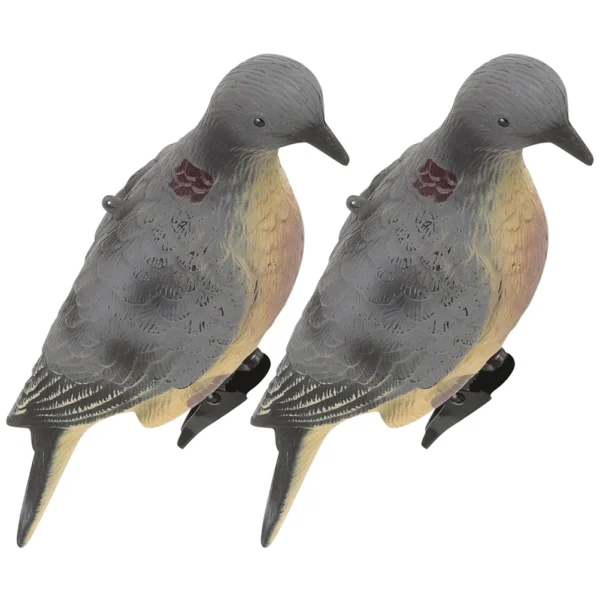 Pair of Outdoor Bird Sculptures Elegant Avian Figurines for Garden Decoration - Image 3
