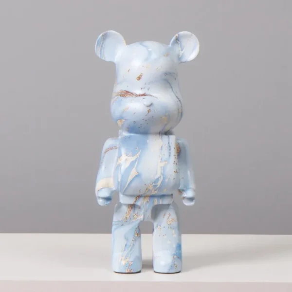 Unique Bear Statue Figure Violent Bear Plating Statues Room Decorations Gifts - Image 4