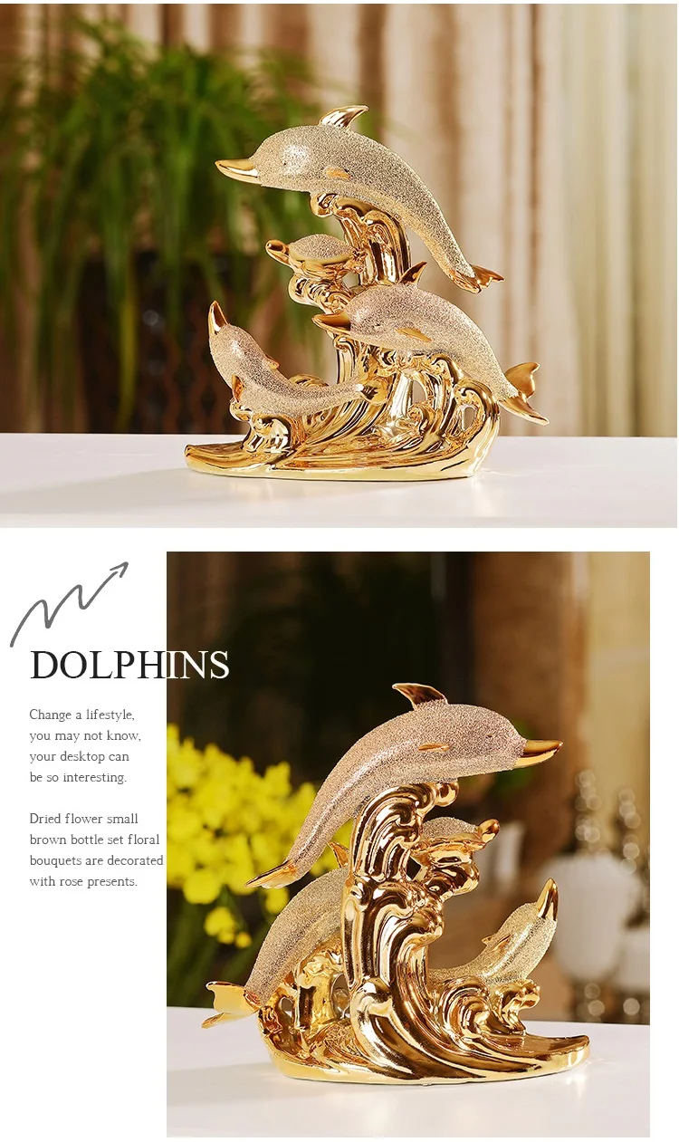 Ceramic Fish Ornaments Unique Wedding Decor Crafts for Creative Room Decoration and Handicraft Enthusiasts