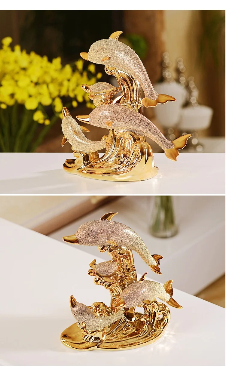 Ceramic Fish Ornaments Unique Wedding Decor Crafts for Creative Room Decoration and Handicraft Enthusiasts