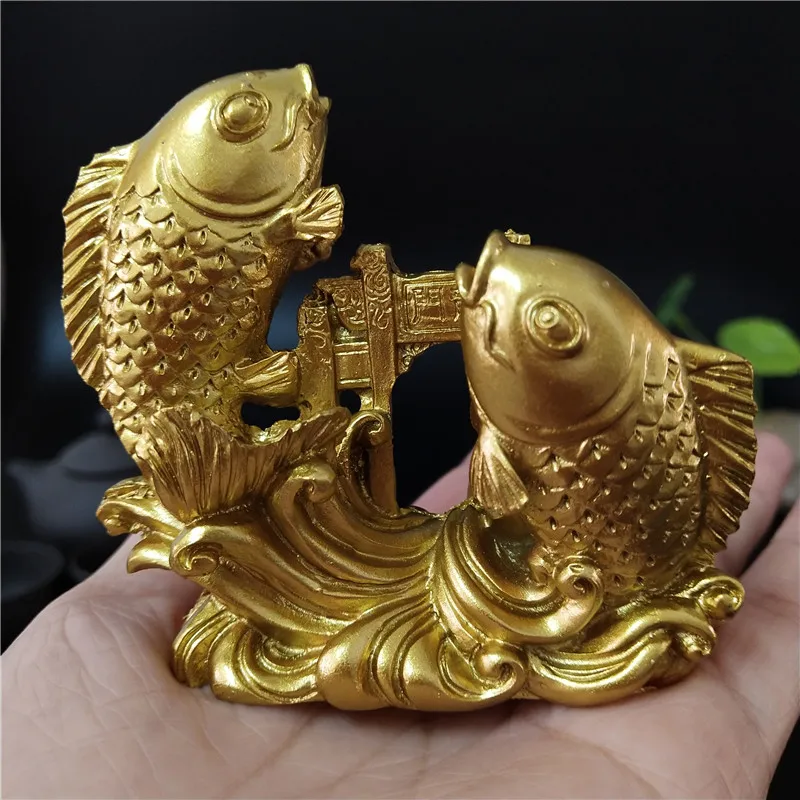 Hand-Carved Gold Buddha Statues: Elevate Your Home Decor with Stunning Fish Ornaments