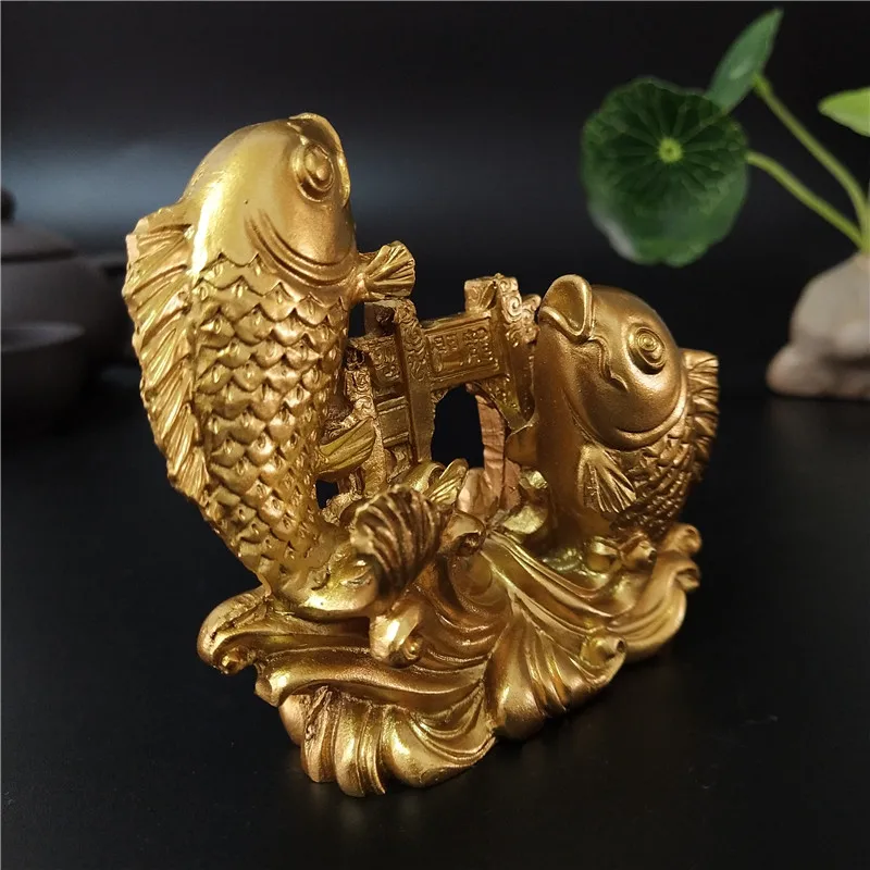 Hand-Carved Gold Buddha Statues: Elevate Your Home Decor with Stunning Fish Ornaments