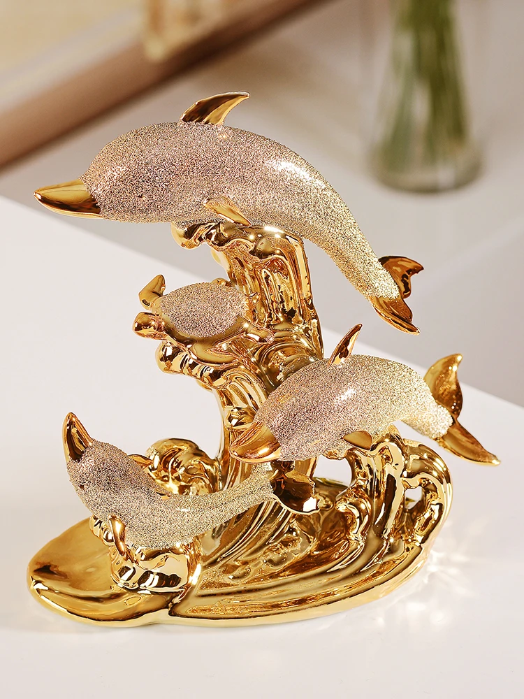 Ceramic Fish Ornaments Unique Wedding Decor Crafts for Creative Room Decoration and Handicraft Enthusiasts