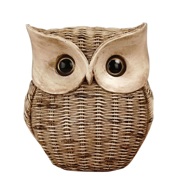 Exquisite Resin Owl Sculpture Perfect Table or Desk Ornament for Home Decor and Living Room Interior