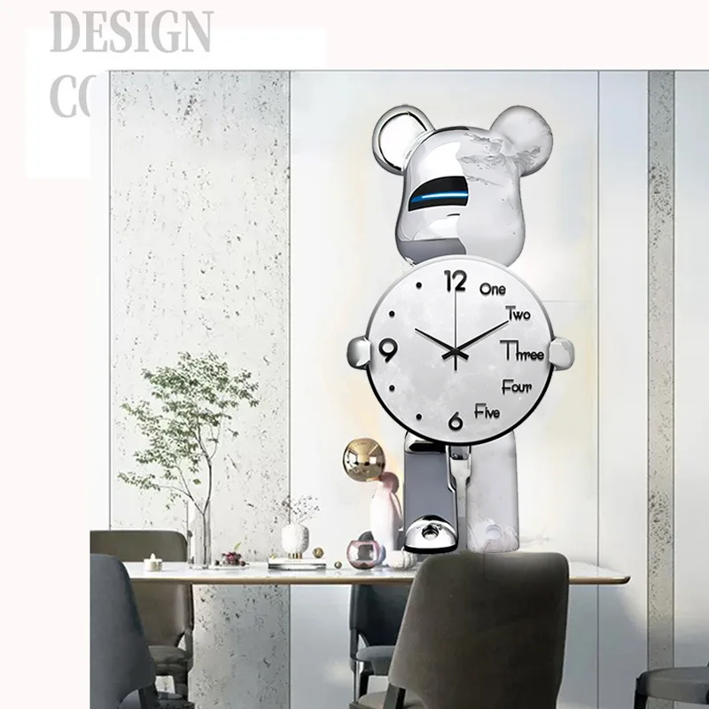 Pendulum Clocks in Creative Cartoon Designs – Modern, Silent, and Stylish Wall Timepieces for Your Living Room Decor