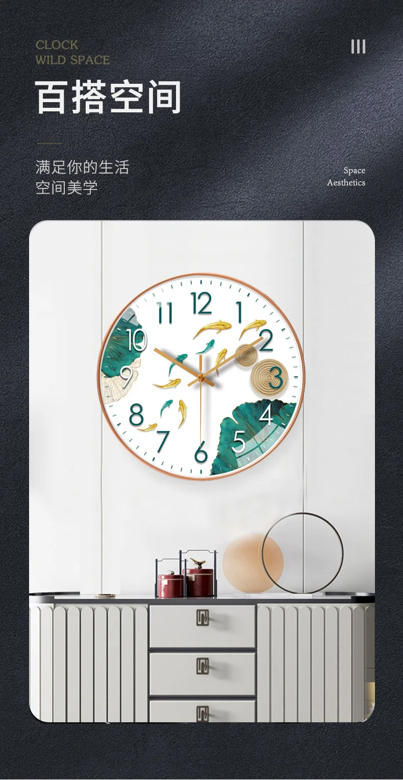 Modern 20cm Wall Clock Stylish Timepiece for Bedroom or Living Room with Silent Battery Operation