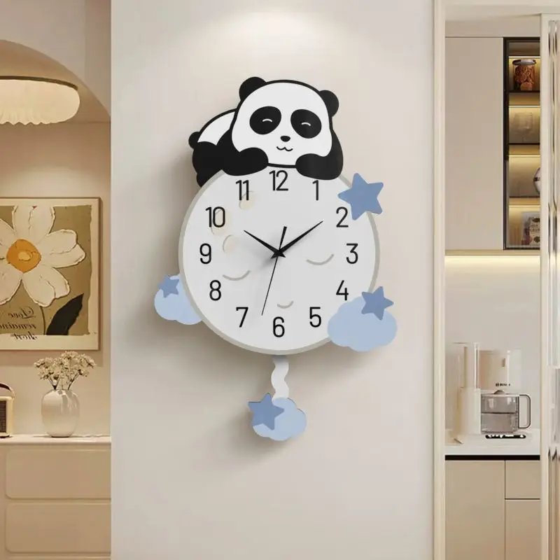 Pendulum Clocks Whimsical Sheep-Inspired Wall Decor for Living and Children's Rooms