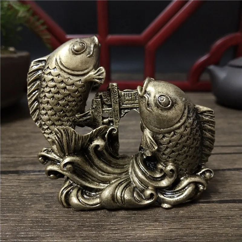 Hand-Carved Gold Buddha Statues: Elevate Your Home Decor with Stunning Fish Ornaments