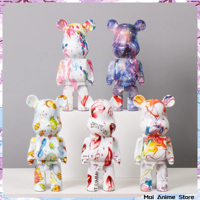 Unique Bear Statue Figure Violent Bear Plating Statues Room Decorations Gifts