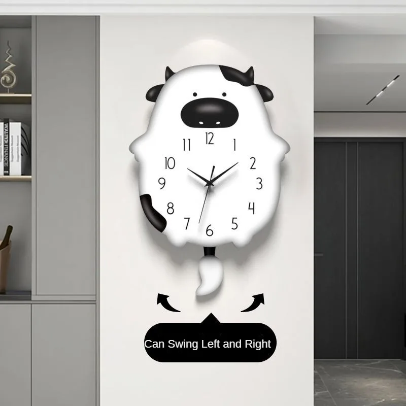 Pendulum Clocks Whimsical Sheep-Inspired Wall Decor for Living and Children's Rooms
