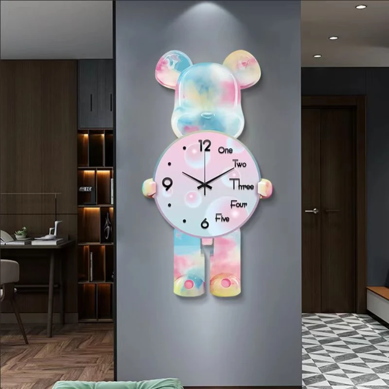 Pendulum Clocks in Creative Cartoon Designs – Modern, Silent, and Stylish Wall Timepieces for Your Living Room Decor
