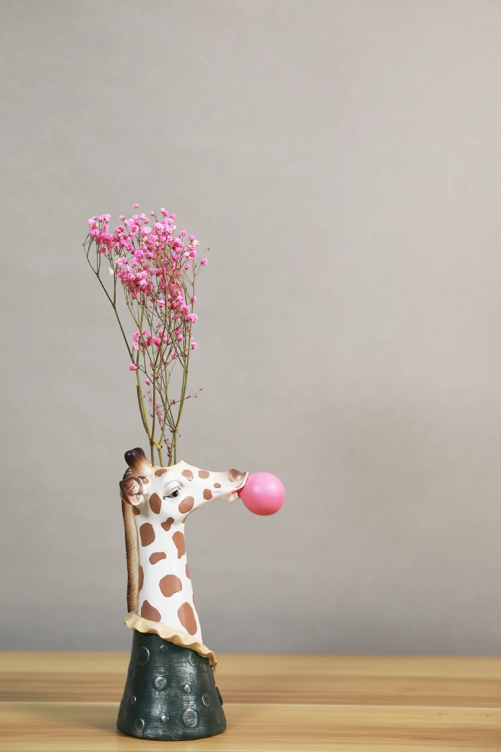 Resin Succulent Plants Flower Planter Plant Pot Vases Basket Cartoon Animal Head Sculpture Zebra and Giraffe Statue Home Decoration
