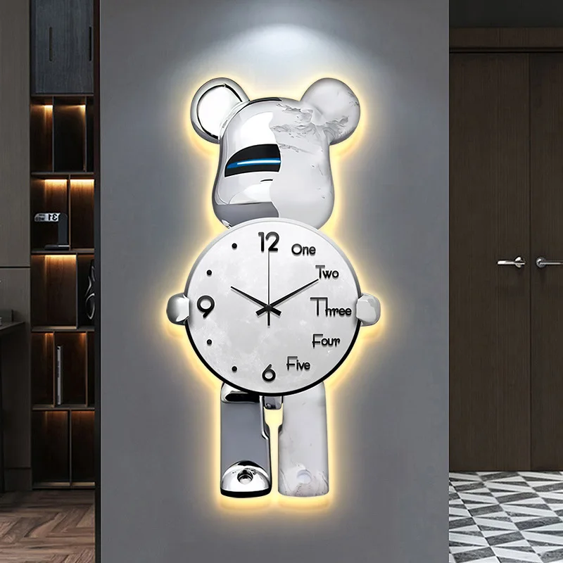 Pendulum Clocks in Creative Cartoon Designs – Modern, Silent, and Stylish Wall Timepieces for Your Living Room Decor