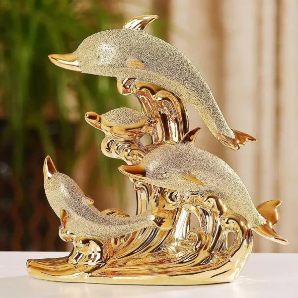 Ceramic Fish Ornaments Unique Wedding Decor Crafts for Creative Room Decoration and Handicraft Enthusiasts