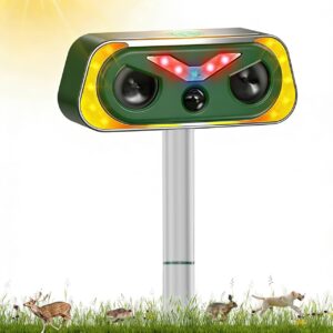 Ultraschall-Tiervertreiber Solar/USB mit LED, wasserdicht
