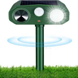 Ultraschall-Katzenschreck solar & USB mit PIR-Sensor