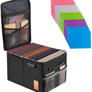 Feuerfeste Dokumentenbox mit Hängemappen-Set