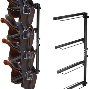 Sattelständer 4 Ebenen, Wandhalterung, bis 136 kg, TOPTGO
