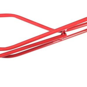 PFIFF Sattelhalter rot, pulverbeschichtet, mit Trensehalter
