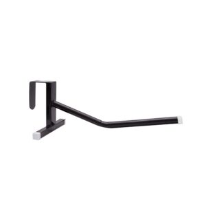 Einarmiger Sattelhalter schwarz, 17cm hoch, 44cm Arm