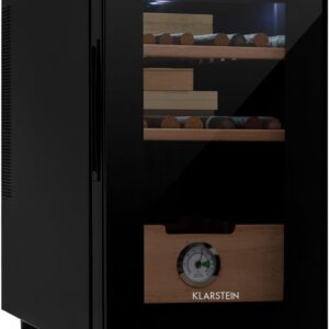 Klarstein El Presidente Zigarren-Humidor 23L, schwarz