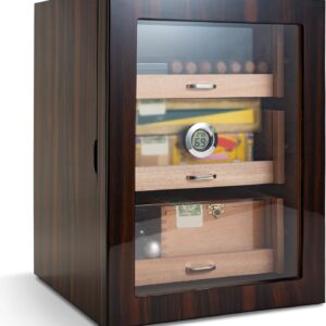 Zigarren-Humidor 3-Schubladen für 100-130 Zigarren