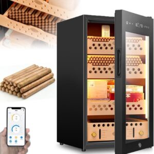 Zigarren-Humidor mit Smart-System & LED, 60–138L