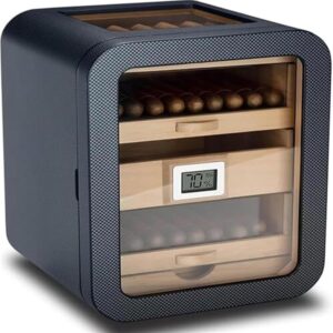 Zigarren-Humidor Schrank Walnuss 110 Stk. mit Hygrometer