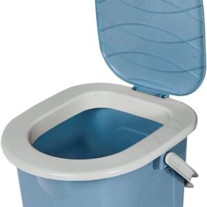 BranQ Mobile Campingtoilette 15,5 L hellblau