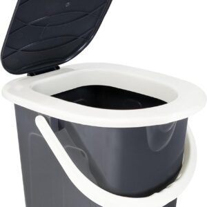 Camping-Toiletteneimer mit Sitz, 21l, belastbar bis 120kg