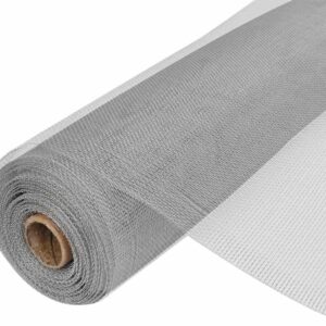 vidaXL Aluminium-Insektenschutzgitter 100x500 cm, Silber