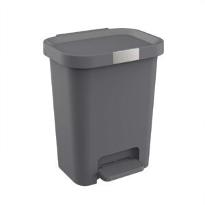 25 L Mülleimer mit Pedal & Soft-Close, anthrazit