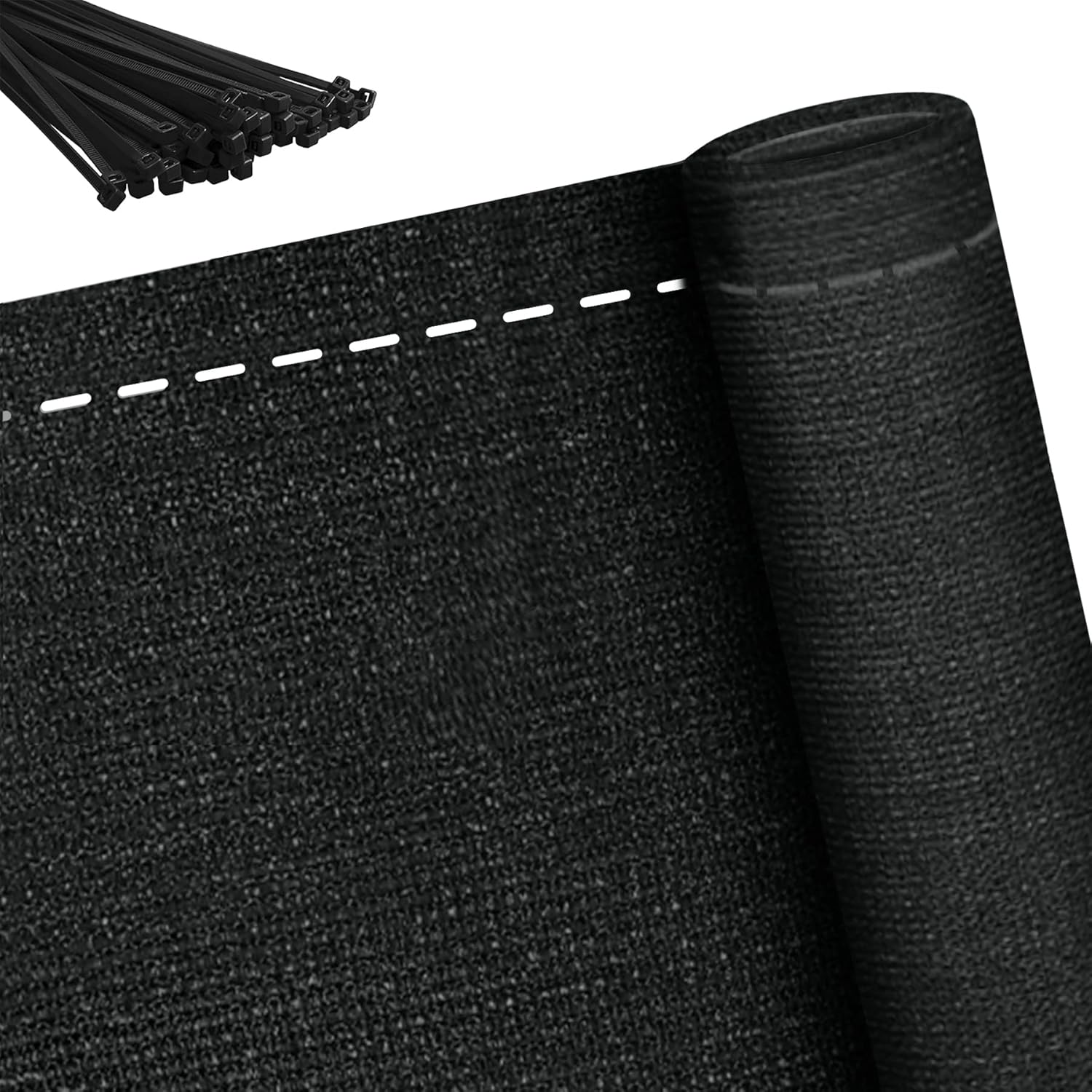 Anthrazit Balkonumspannung 10m x 180cm HDPE