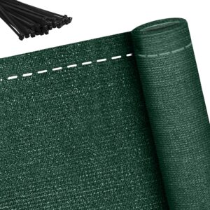 Froadp 10m Balkon-Sichtschutz Grün, HDPE-Sonnenschutznetz