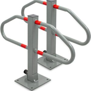 BITUXX Klapp-Parkbügel 2er-Set (abschließbar)