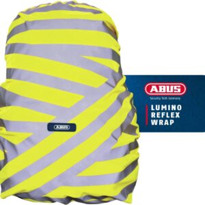 ABUS Lumino X-Urban Regenhülle für Rucksäcke - gelb/silber