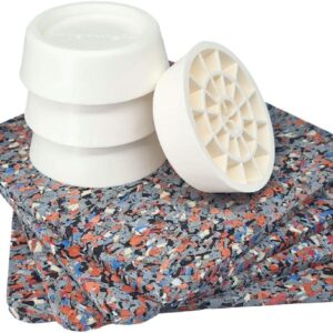 Antivibrationsmatte 4er-Set für Waschmaschine & Trockner