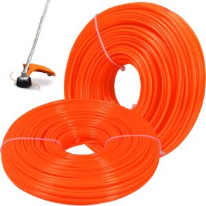 Tenn Well 2,4 mm Mähfaden, 100 m (Orange) für Rasentrimmer