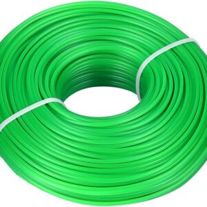 FEPITO Trimmerfaden 2,0 mm Ø, 100 m – Nylon für Rasentrimmer