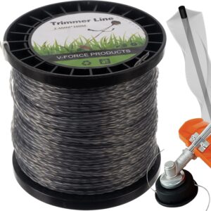 BIGSTREN Trimmerfaden 2,4mm Ersatzfaden 100m