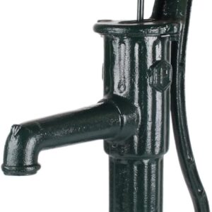 Schwengelpumpe grün Gartenpumpe Typ 75, Grauguss, 63-67 cm