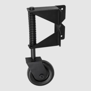 Schwerlast-Torrad 85×200 mm pulverbeschichtet schwarz