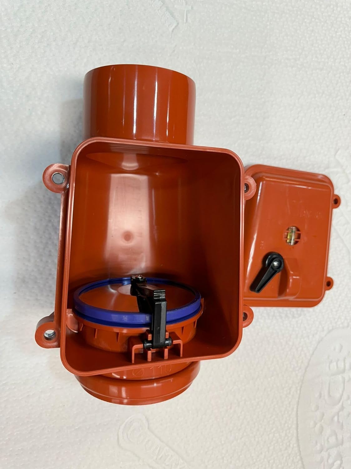 Rückstauverschluss DN 50 mm mit Rattenschutz (ABS)