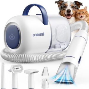 oneisall Hundeschermaschine mit Staubsauger 15000 Pa
